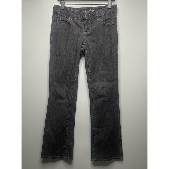 Tommy Hilfiger Womens Jeans Size 6R American Freedom Boot Cut Black - Picture 1 of 12